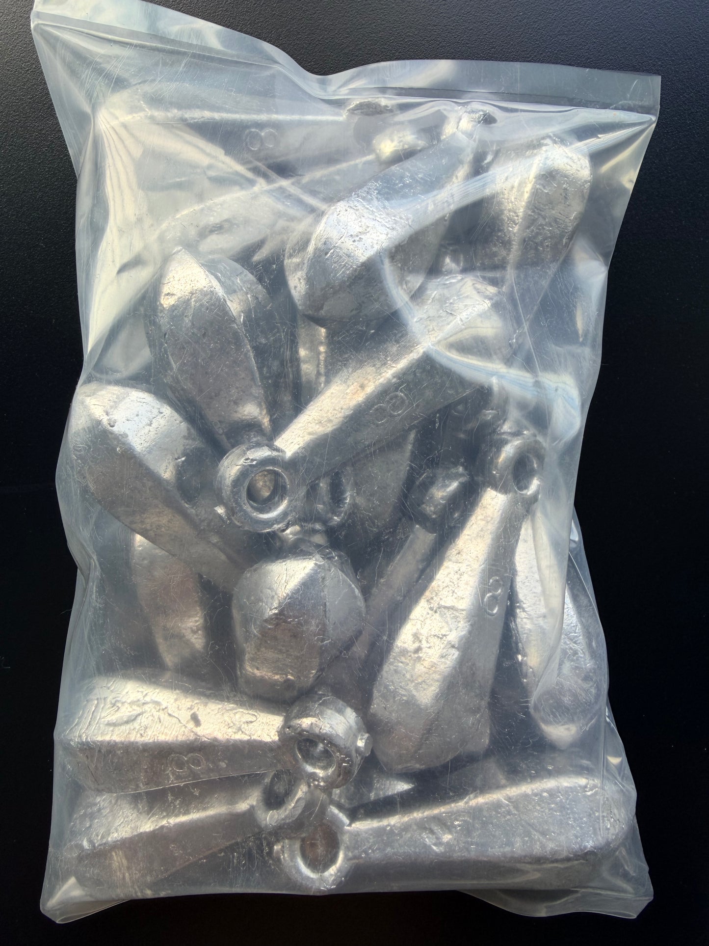 Six-Side Quick Drop 8oz Snapper Pack — 20 sinkers