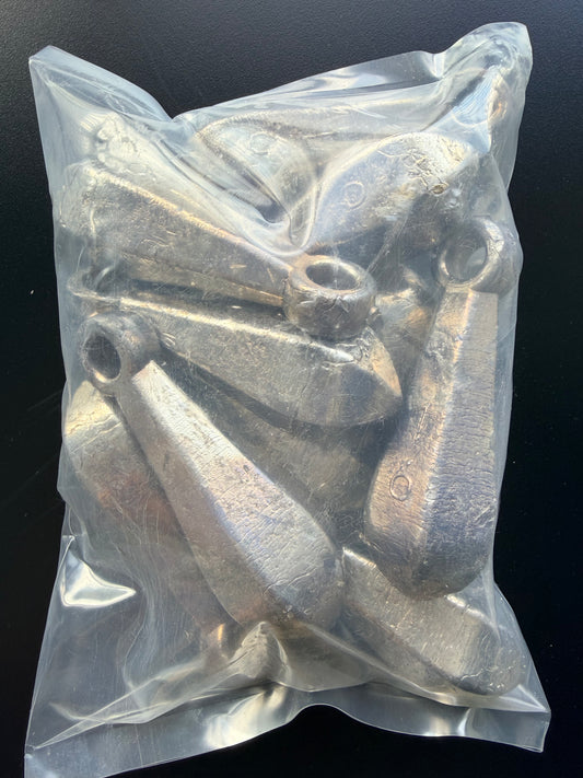 Six-Side Quick Drop 16oz Snapper Pack — 10 sinkers