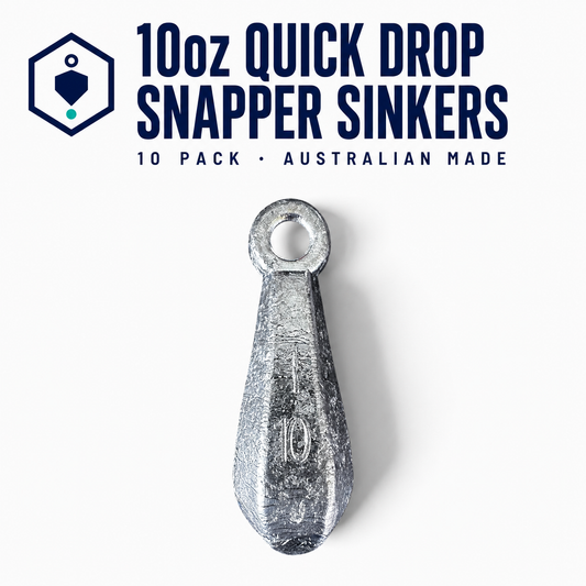 10oz - 10 PACK Quick Drop Snapper Sinkers