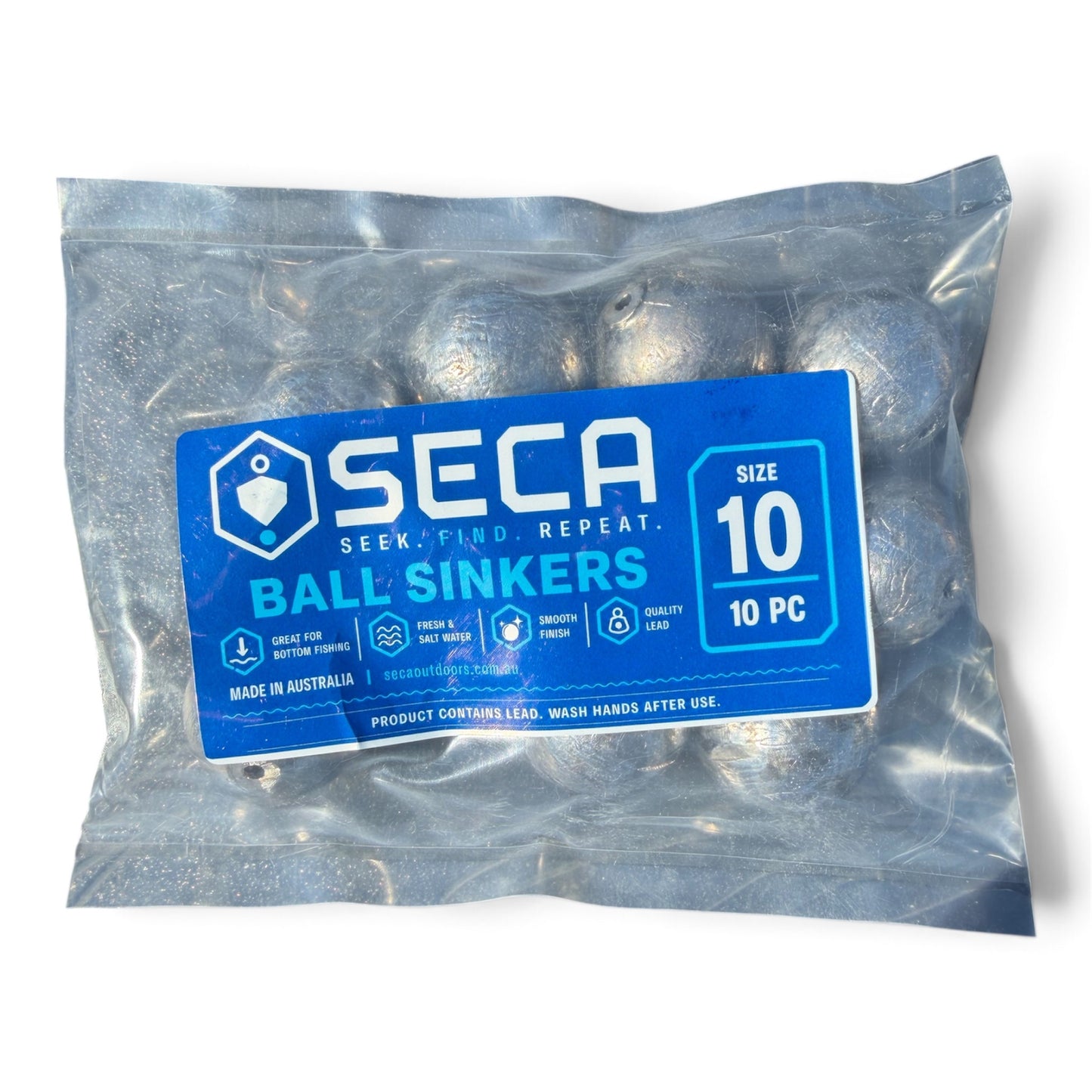 Size 10 - 10 PACK Ball Sinkers