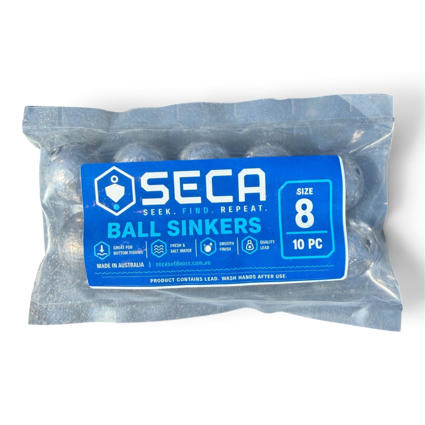Size 8 - 10 PACK Ball Sinkers