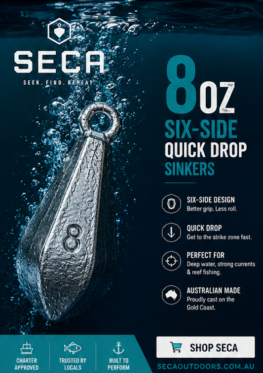 Six-Side Quick Drop 8oz Snapper Pack — 20 sinkers