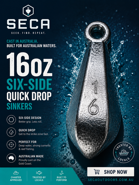 Six-Side Quick Drop 16oz Snapper Pack — 10 sinkers